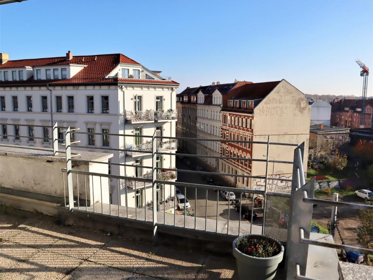 Exklusive Wohnung Mit Dachterrasse In Schleussig Leipzig Exterior foto